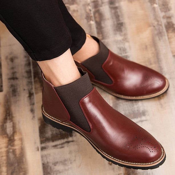 Ashton Genuine Leather Chelsea Boots