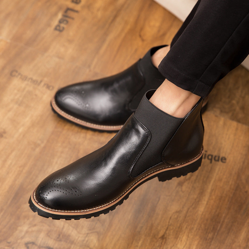 Ashton Genuine Leather Chelsea Boots