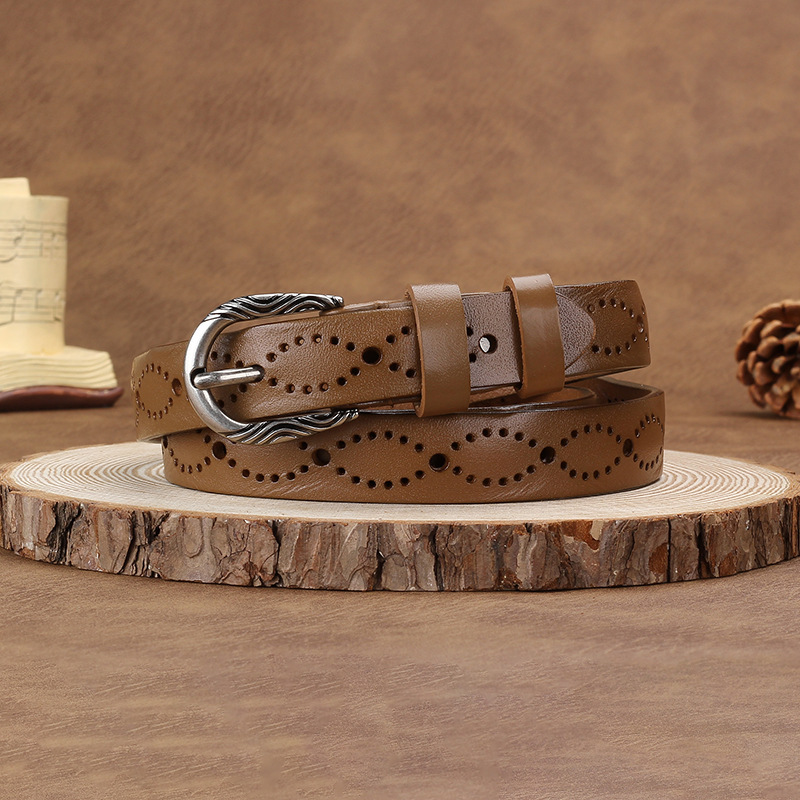 Vintage Aura Genuine Leather Belt