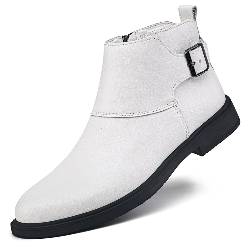 Grant Buckle Suede Boots