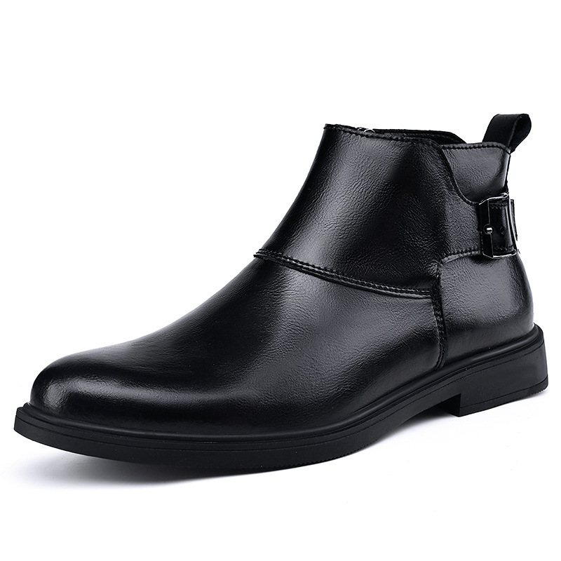 Grant Buckle Suede Boots