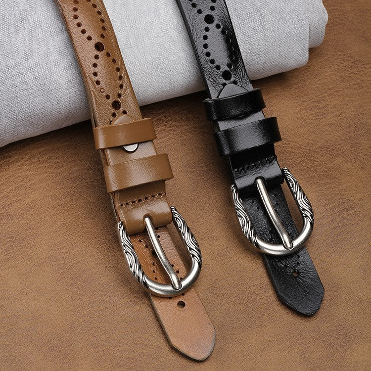 Vintage Aura Genuine Leather Belt