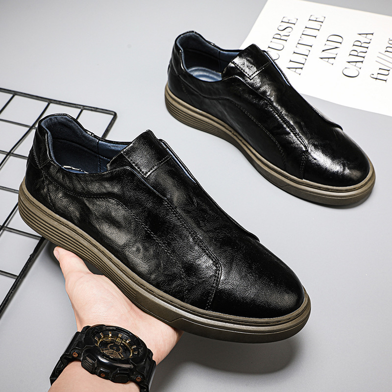 Linear Ease Genuine Leather Sneakers
