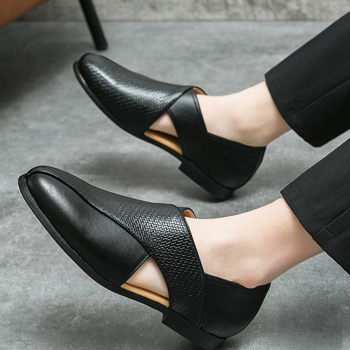 Lancaster Genuine Leather Slip-Ons