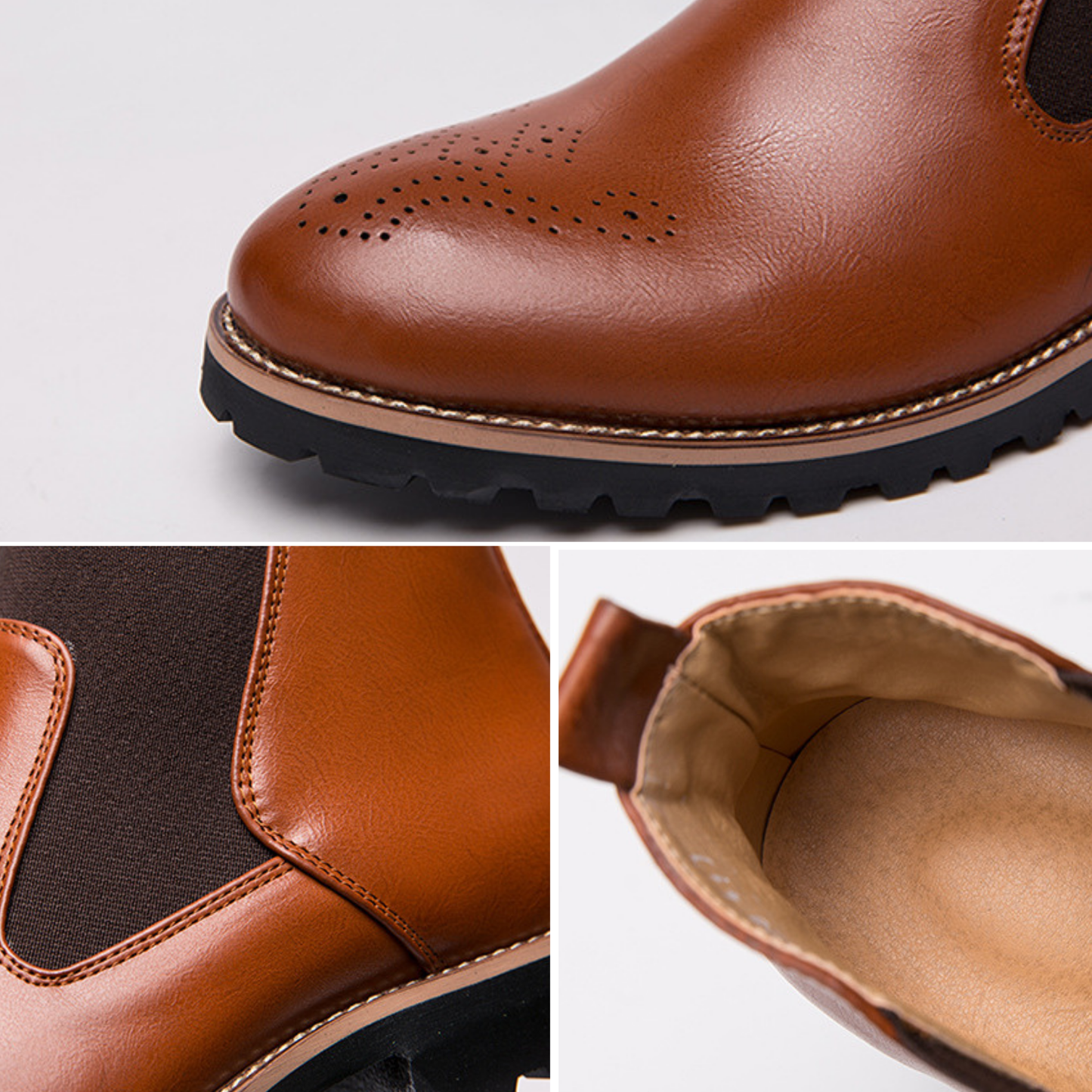 Ashton Genuine Leather Chelsea Boots