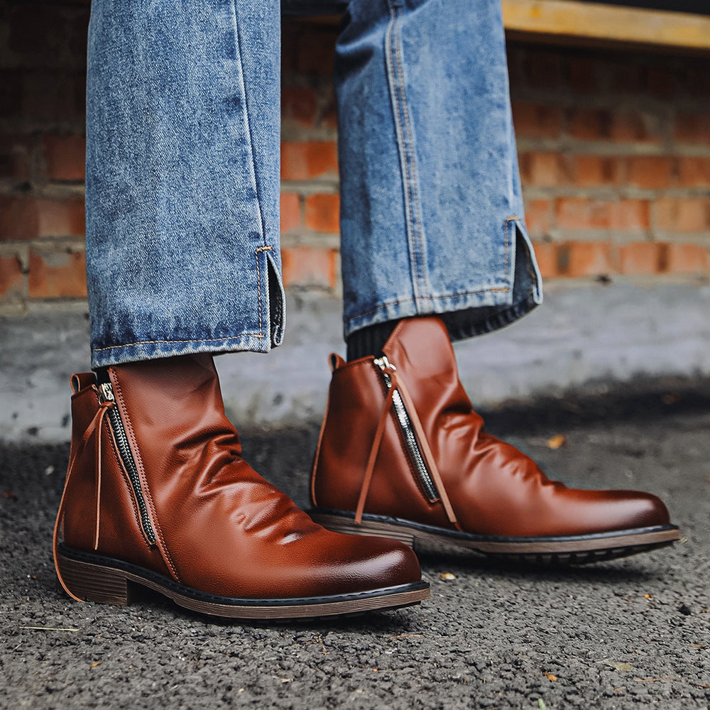 Maverick Genuine Leather Ankle Boots