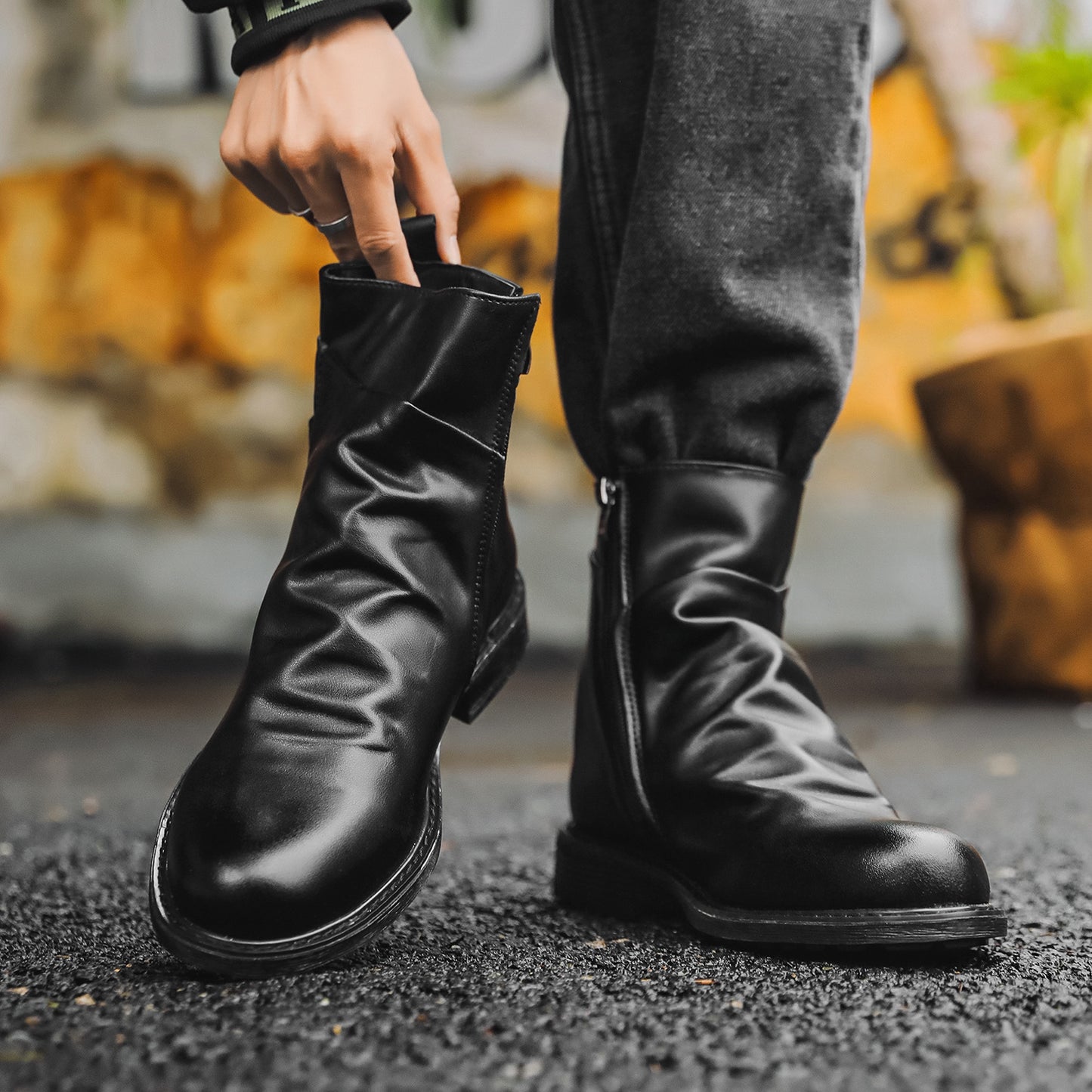 Maverick Genuine Leather Ankle Boots