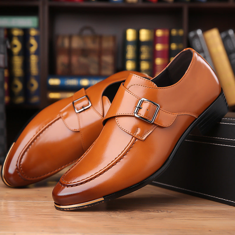 Milan Genuine Leather Monk Strap