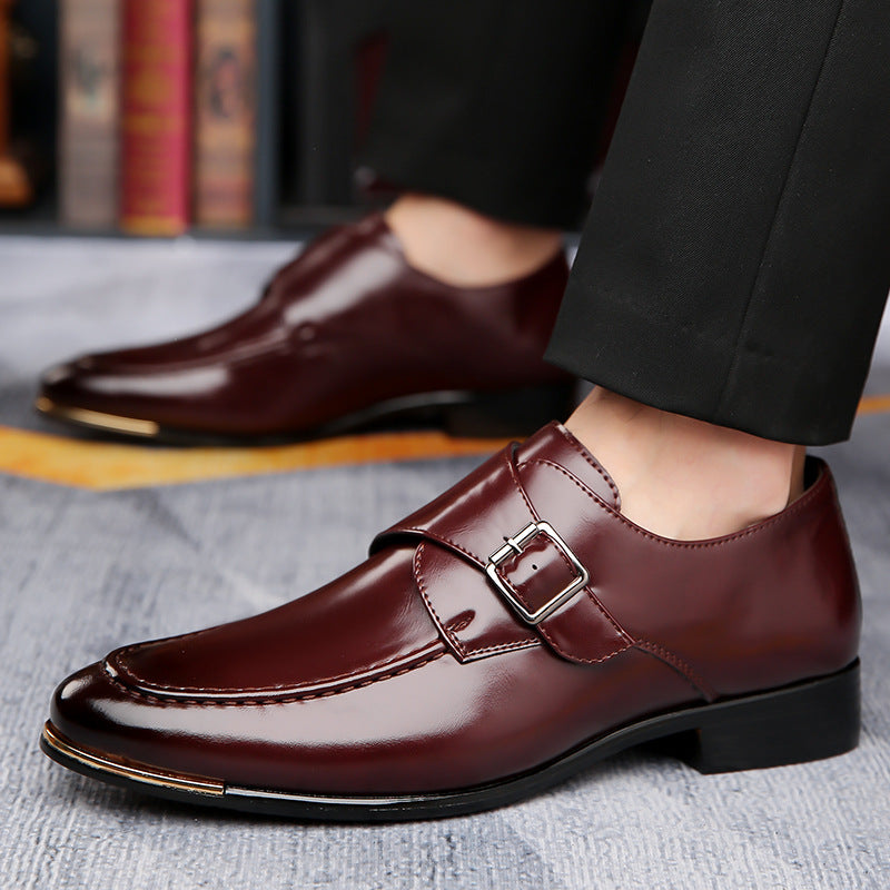 Milan Genuine Leather Monk Strap