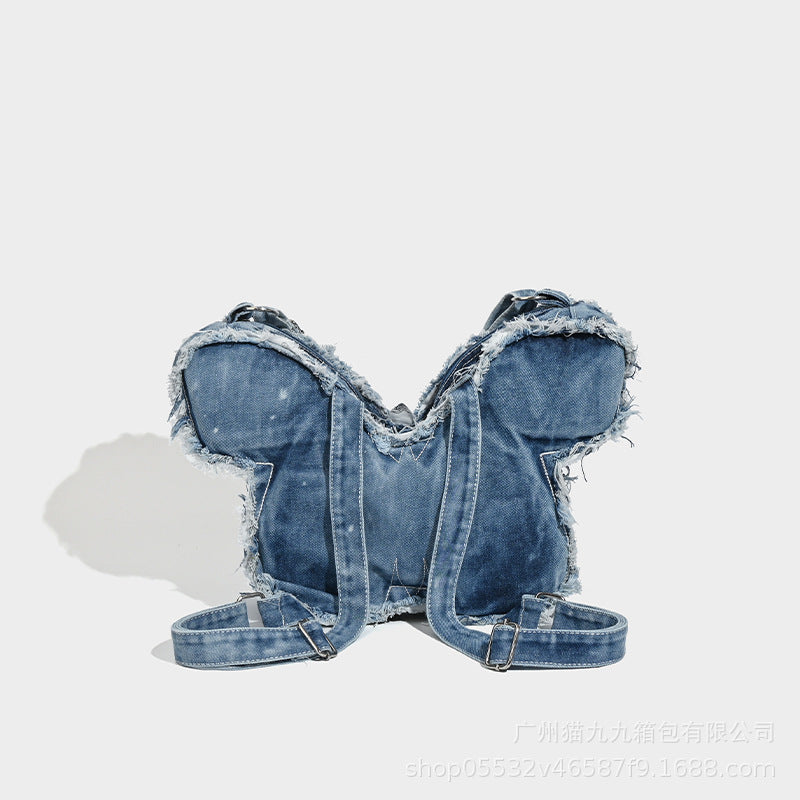 Daydream Butterfly Denim Bag