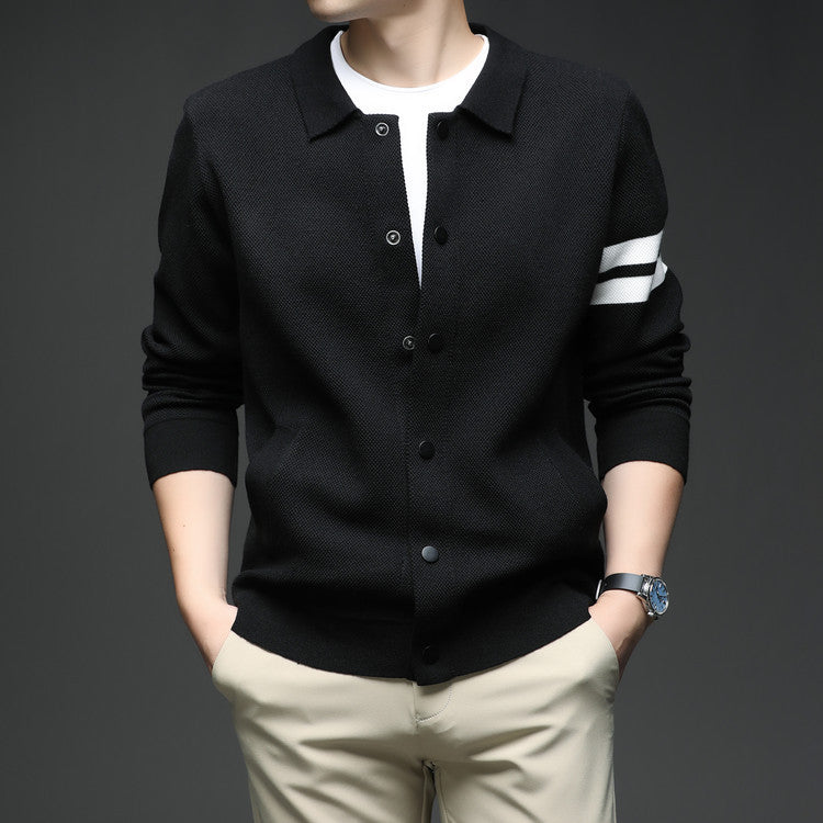 Riviera Knitted Wool Cardigan