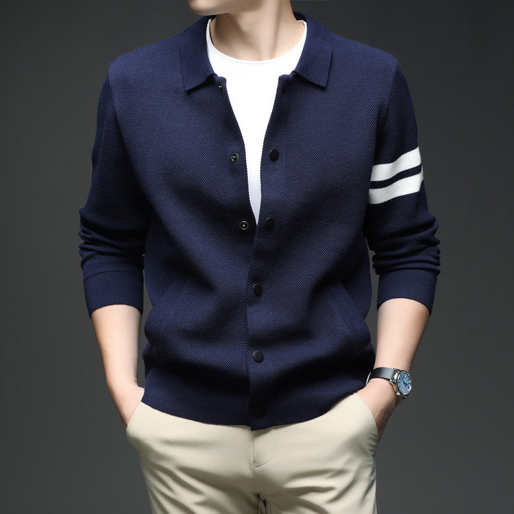 Riviera Knitted Wool Cardigan