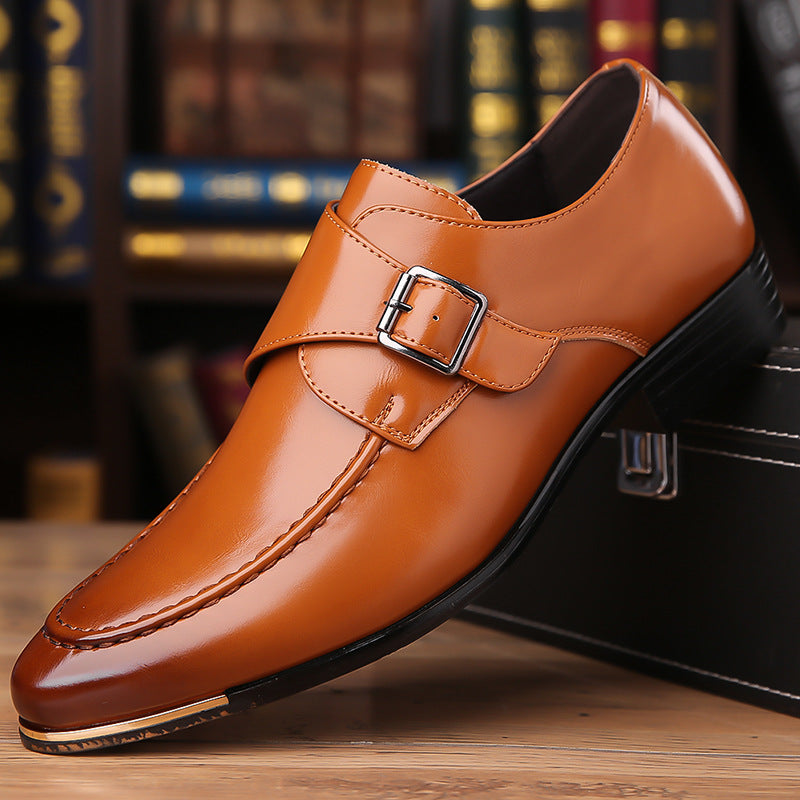 Milan Genuine Leather Monk Strap
