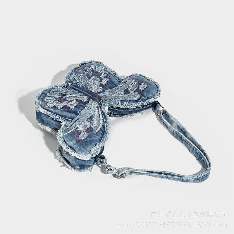 Daydream Butterfly Denim Bag