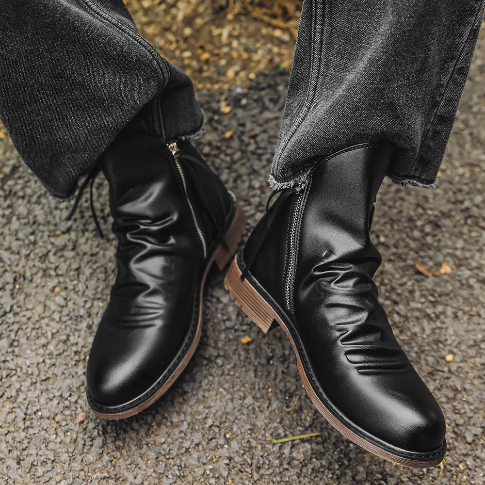 Maverick Genuine Leather Ankle Boots