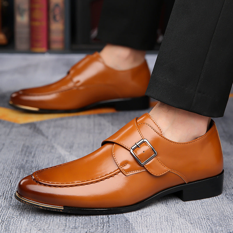 Milan Genuine Leather Monk Strap