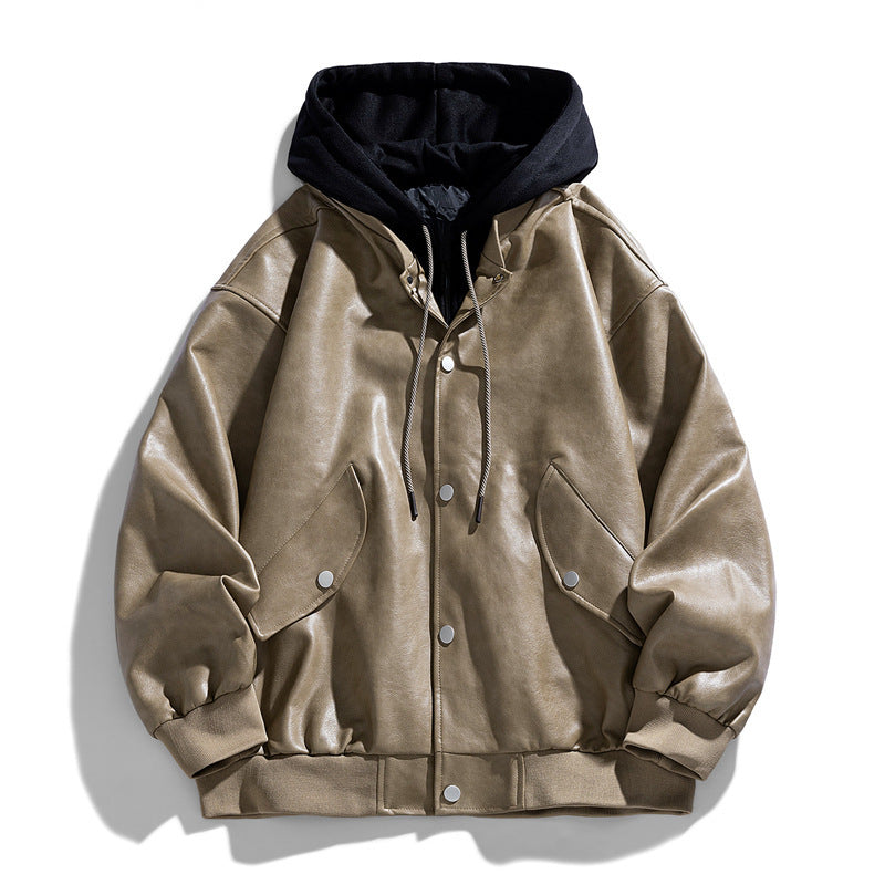 Maverick Hooded Leather Jacket