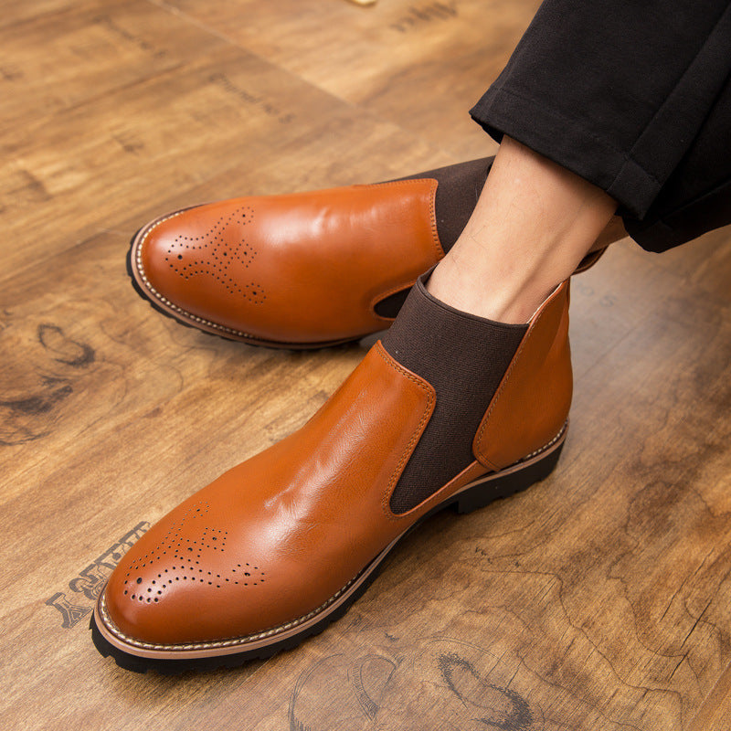 Ashton Genuine Leather Chelsea Boots