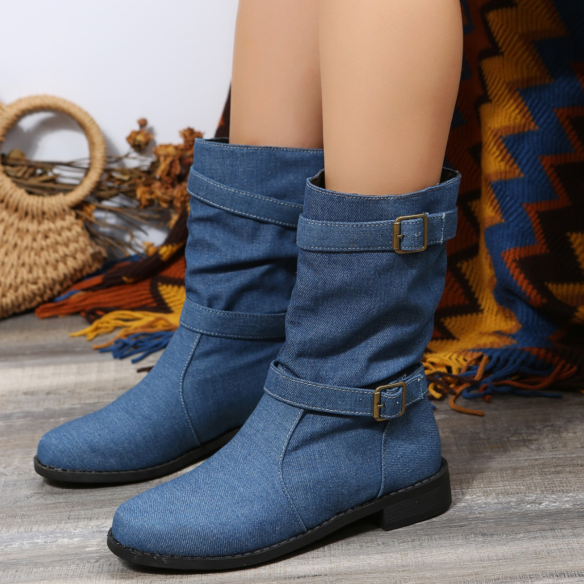 Lexi Chill Denim Boots