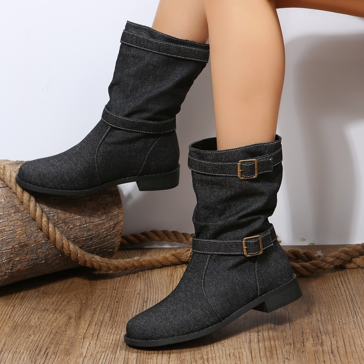 Lexi Chill Denim Boots