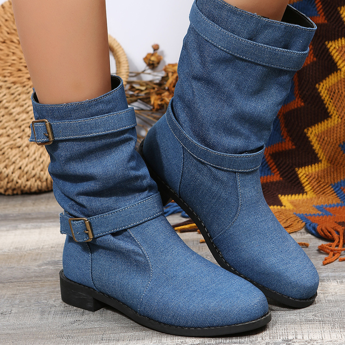 Lexi Chill Denim Boots