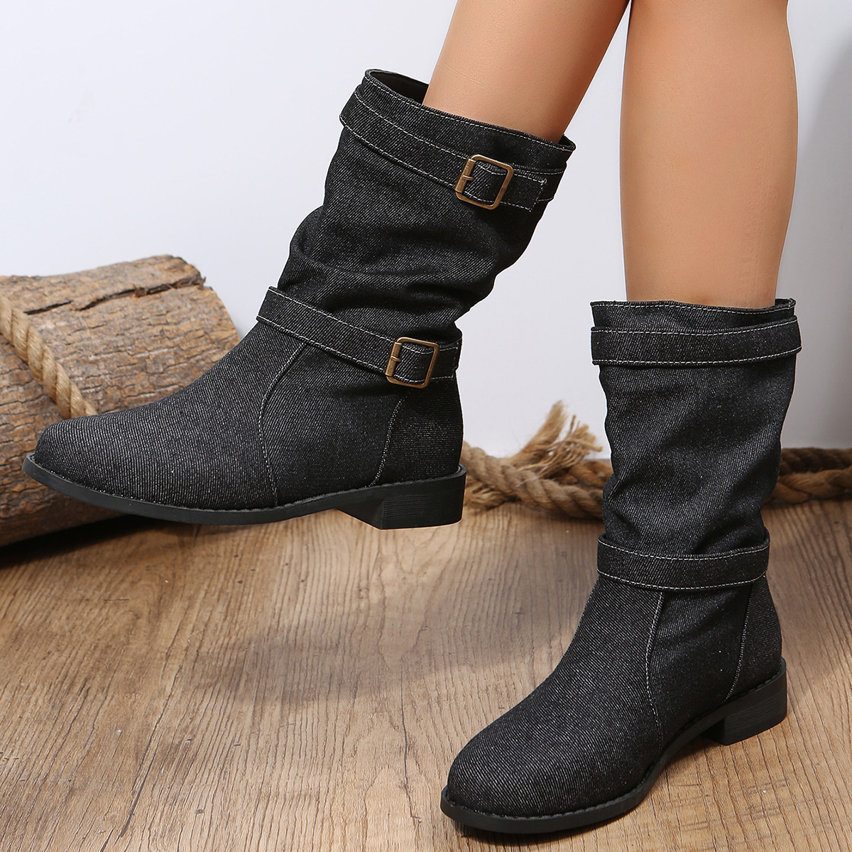 Lexi Chill Denim Boots