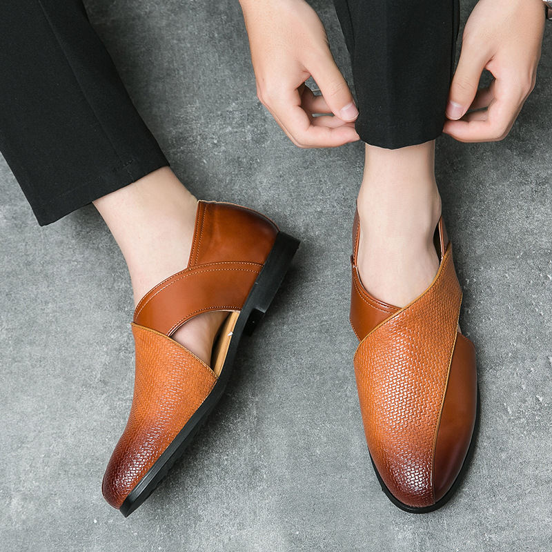 Lancaster Genuine Leather Slip-Ons