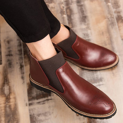 Ashton Genuine Leather Chelsea Boots