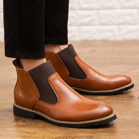 Ashton Genuine Leather Chelsea Boots