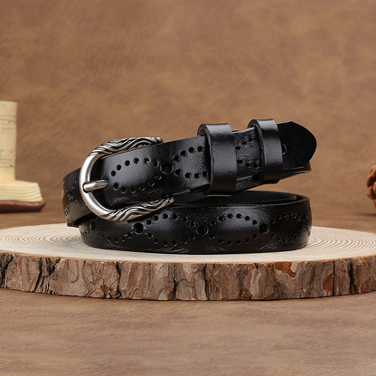 Vintage Aura Genuine Leather Belt
