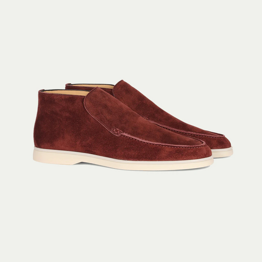 Velour Genuine Leather Loafers