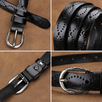 Vintage Aura Genuine Leather Belt