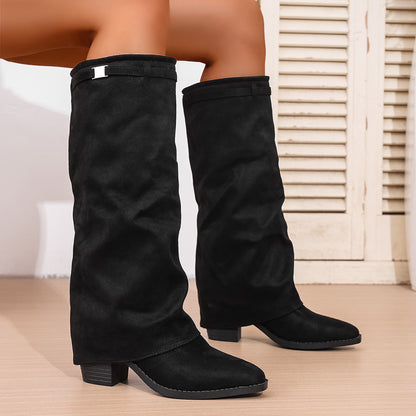 Sienna Knee-High Suede Boots