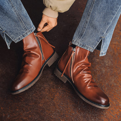 Maverick Genuine Leather Ankle Boots