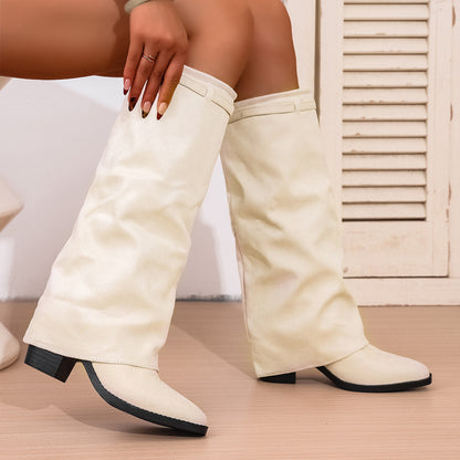 Sienna Knee-High Suede Boots