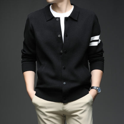 Riviera Knitted Wool Cardigan