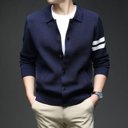 Riviera Knitted Wool Cardigan