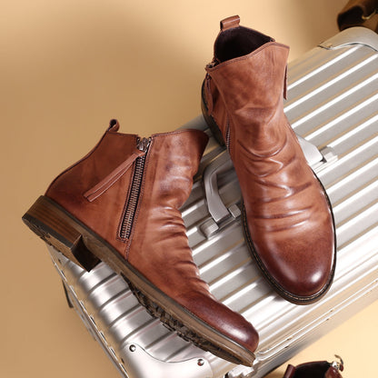 Maverick Genuine Leather Ankle Boots